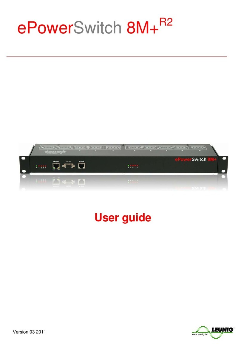 Leunig ePowerSwitch 8M+R2 user guide