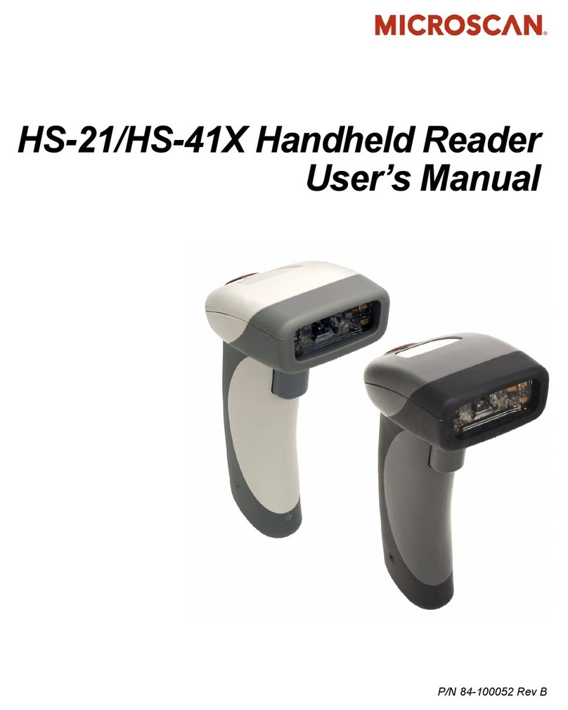 Microscan HS-21 user manual