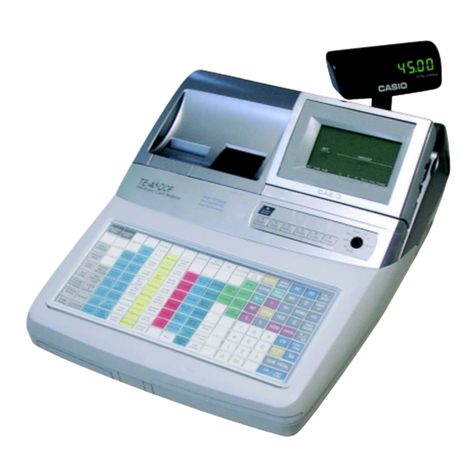 Casio TE-3000S - Cash Register Service manual