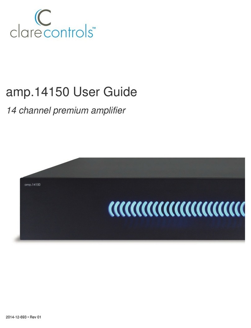 Clare Controls amp.14150 user guide