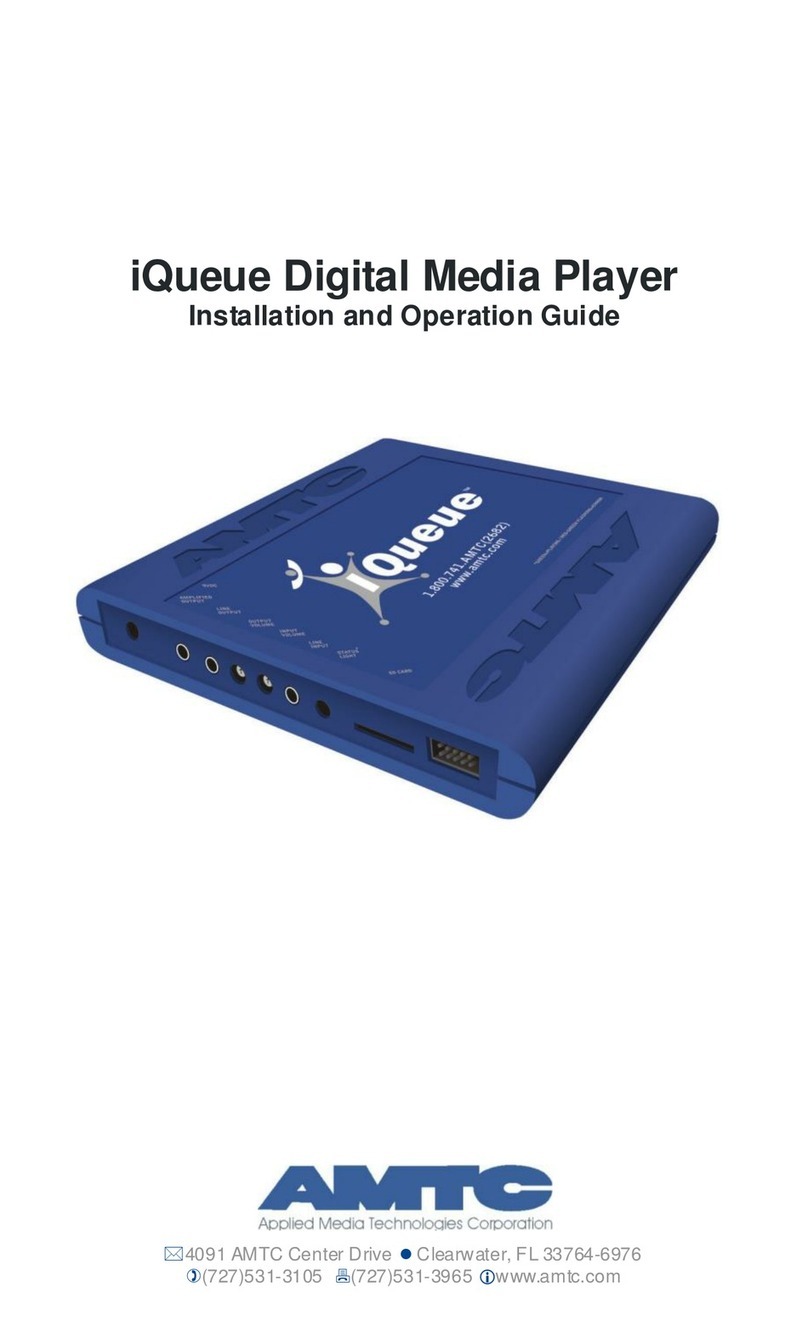 AMTC iQueue Operating instructions