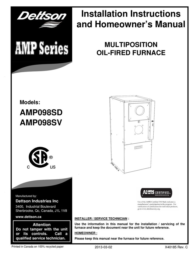 Dettson AMP098SD Assembly instructions