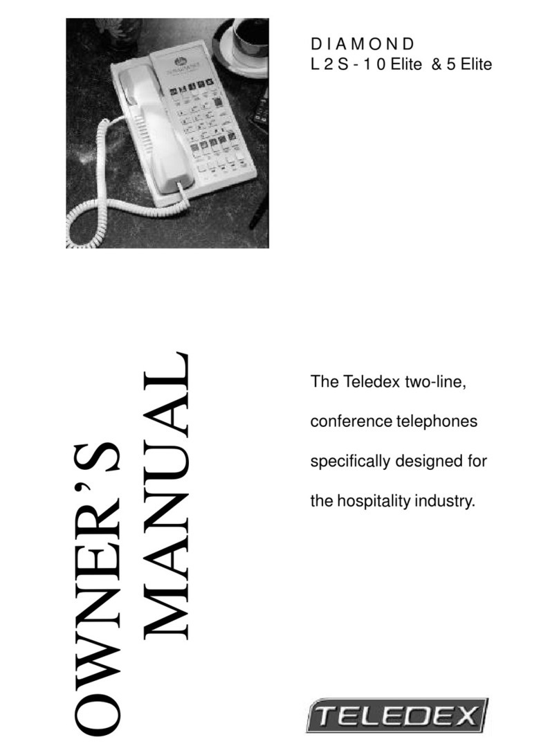 Teledex L2S-10 Elite owner's manual
