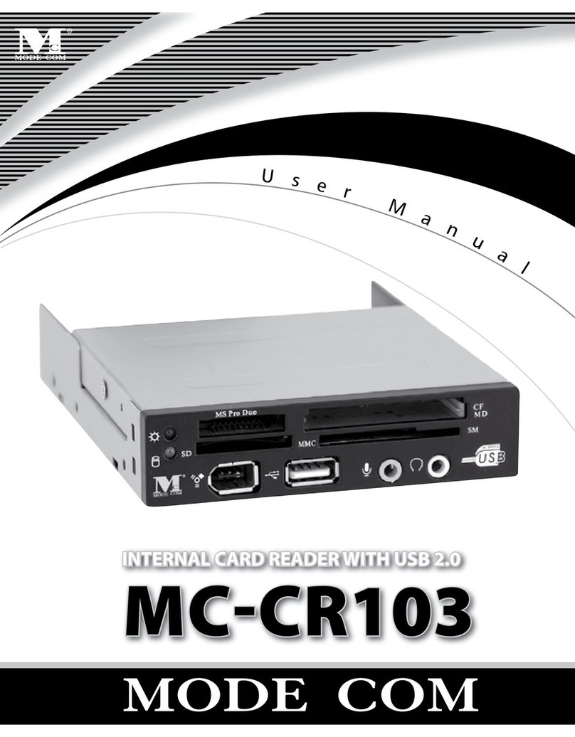 Modecom MC-CR103 user manual