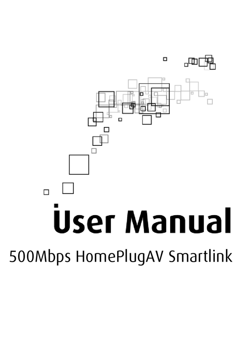 Solwise 500Mbps HomePlugAV Smartlink user manual