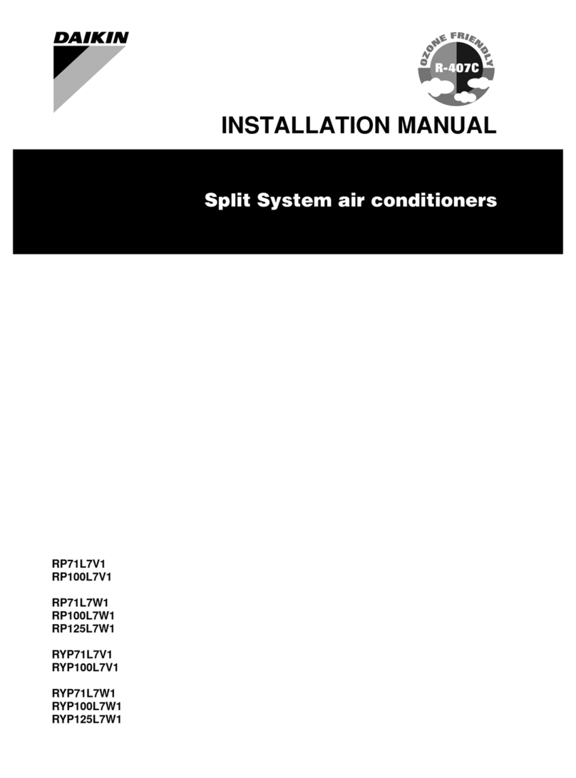 Daikin RP71L7V1 User manual