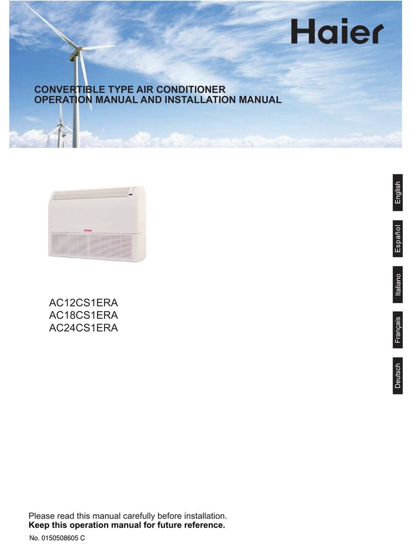 Haier AC12CS1ERA User manual
