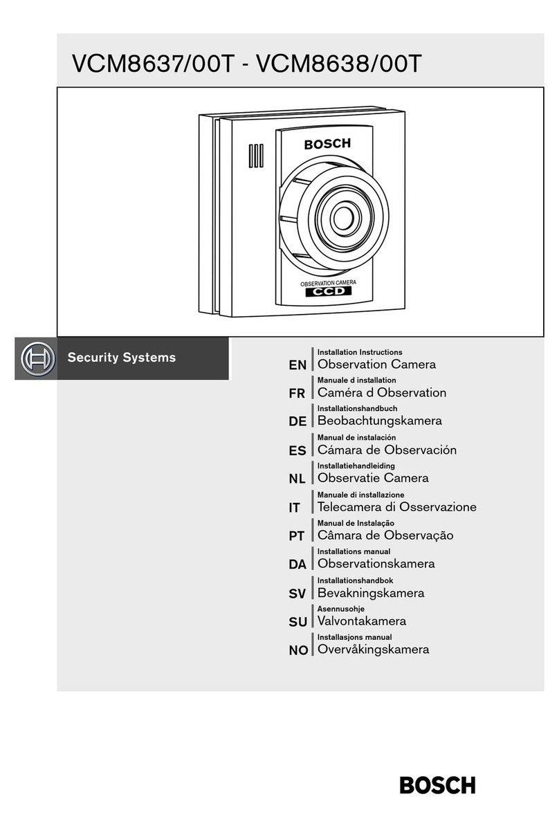 Bosch VCM8637/00T installation manual