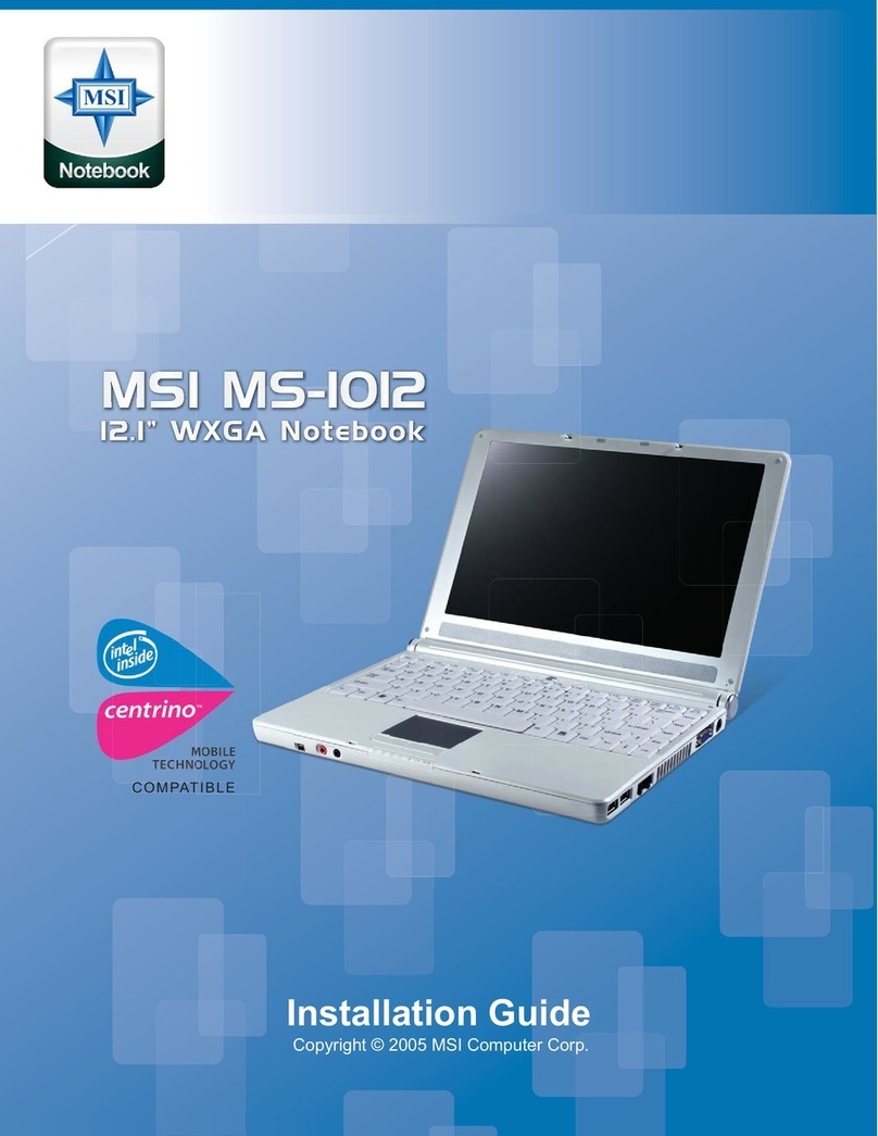 MSI MS-1012 User manual