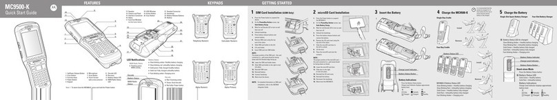 Motorola MC9500-K - Win Mobile 6.1 806 MHz User manual