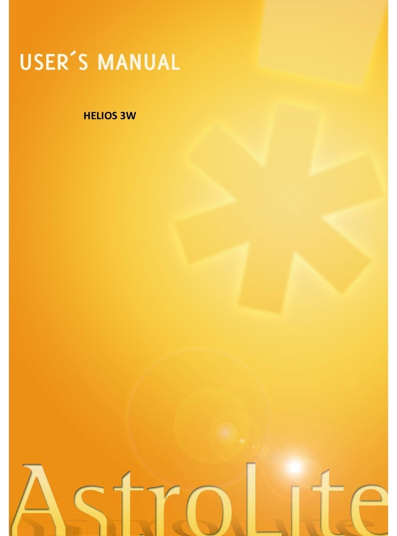 Astrolite HELIOS 3W user manual