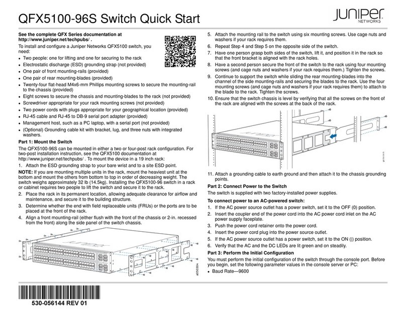 Juniper QFX5100-96S User manual