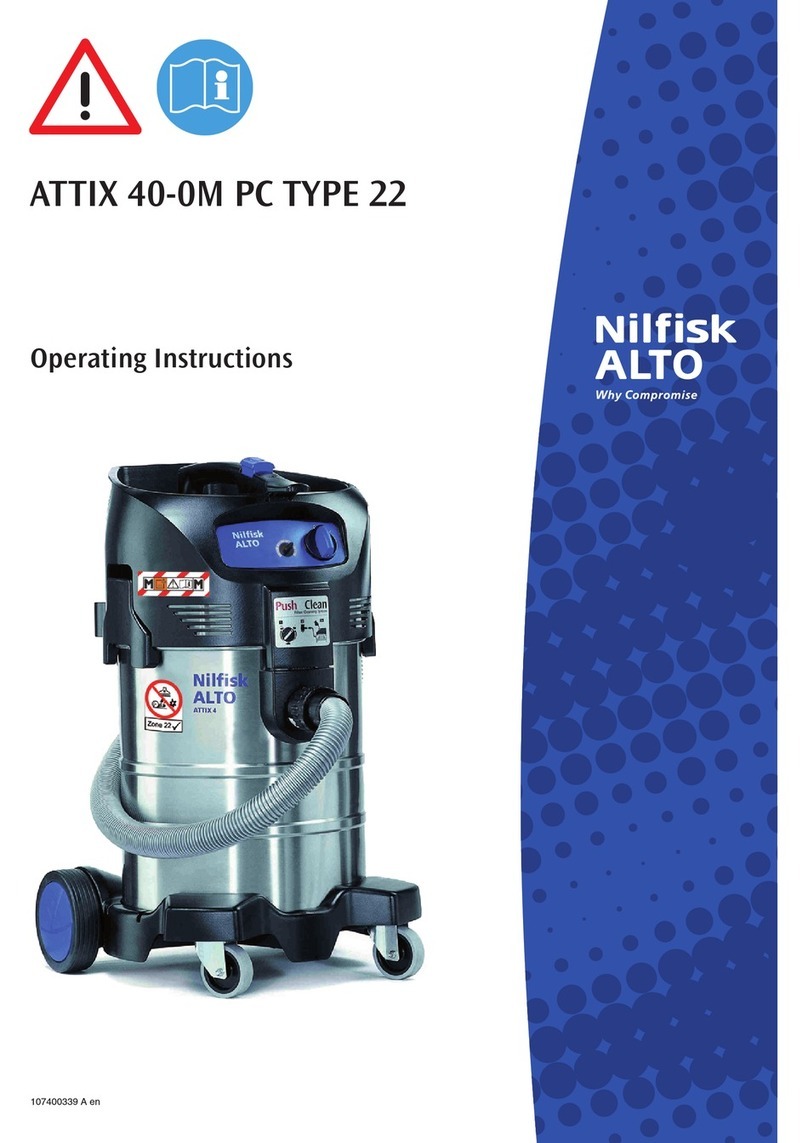 Nilfisk-ALTO ATTIX 40-0M PC TYPE 22 User manual