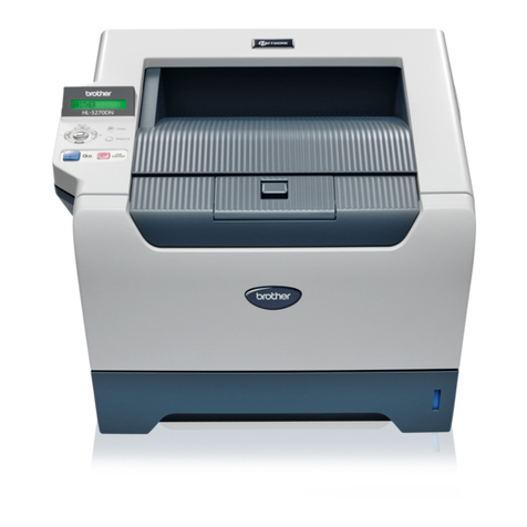 Brother HL-5270DN Quick setup guide