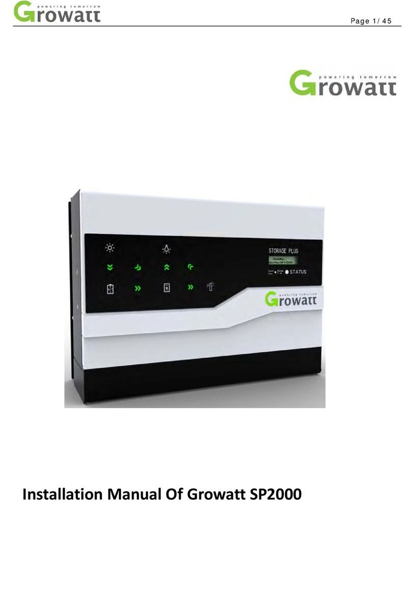Growatt SP2000 installation manual