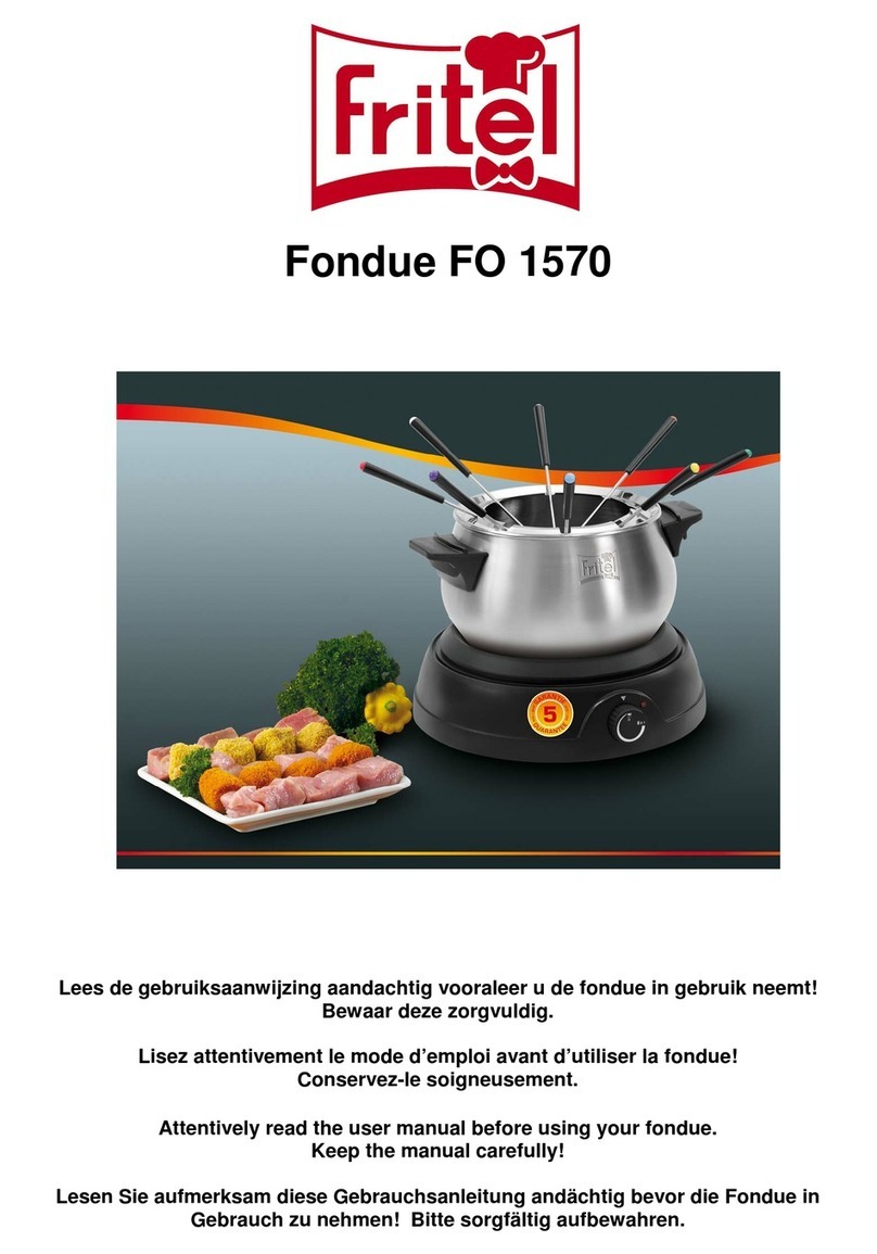 Fritel Fondue FO 1570 user manual