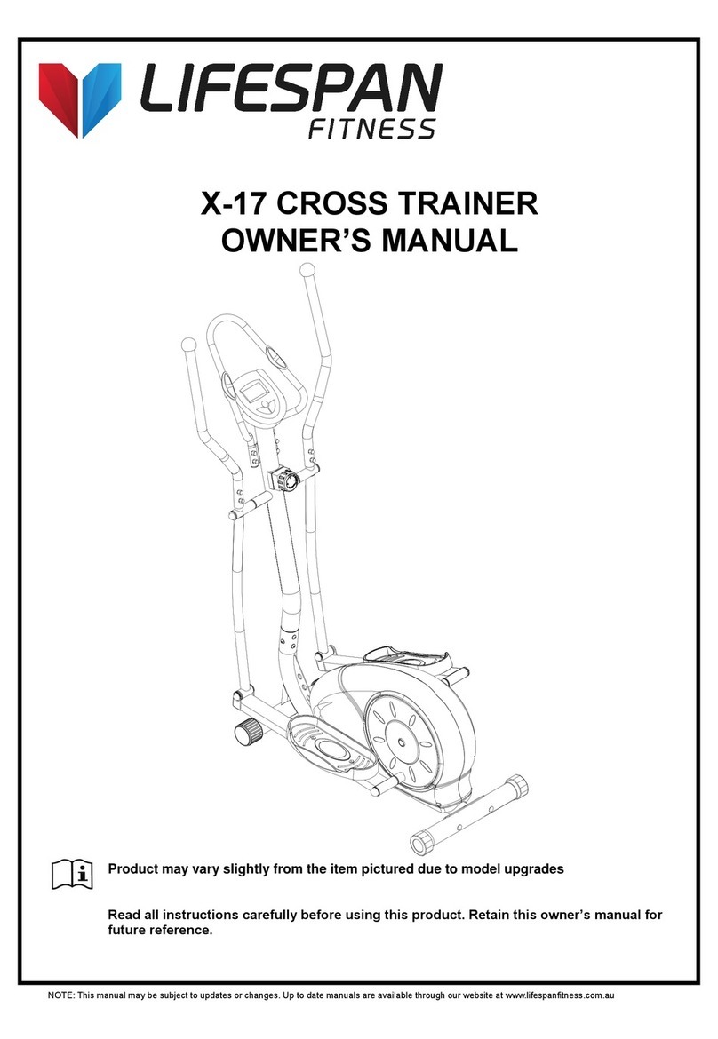 Life Span X-17 User manual