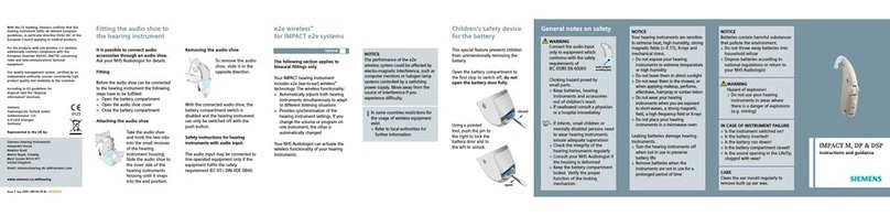 Siemens Impact M User manual