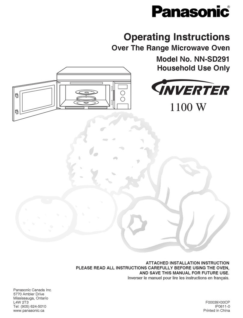 Panasonic INVERTER NN-SD291 User manual
