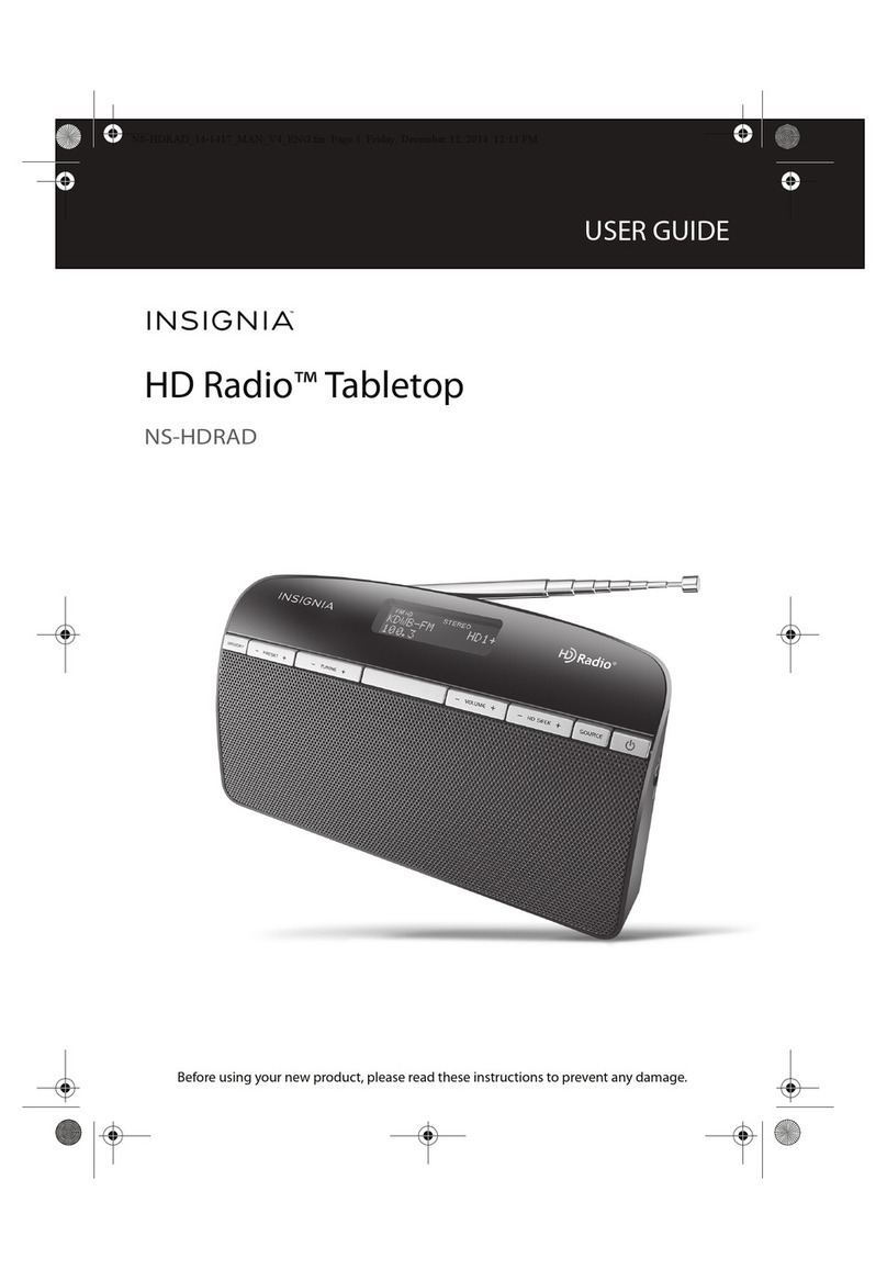 Insignia NS-HDRAD User manual