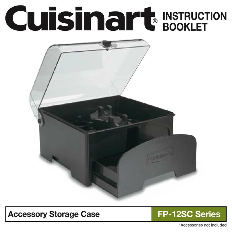 Cuisinart FP-12SC Series Instruction booklet