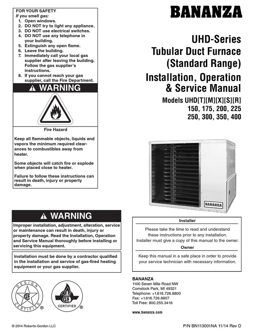 Bananza UHD 150 series Operation manual