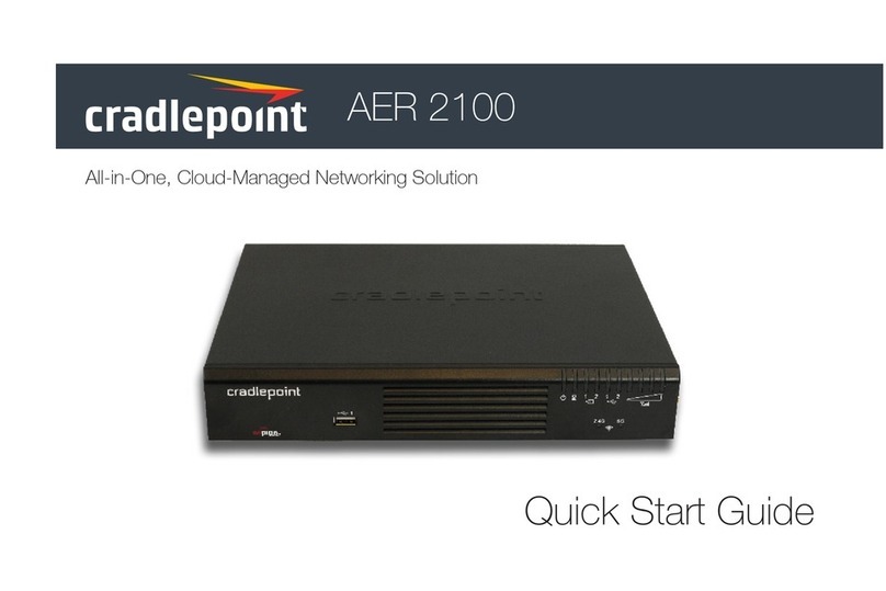 Cradlepoint AER 2100 User manual