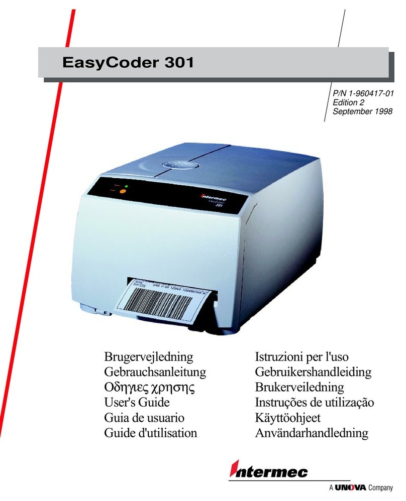 Intermec EasyCoder 301 User manual