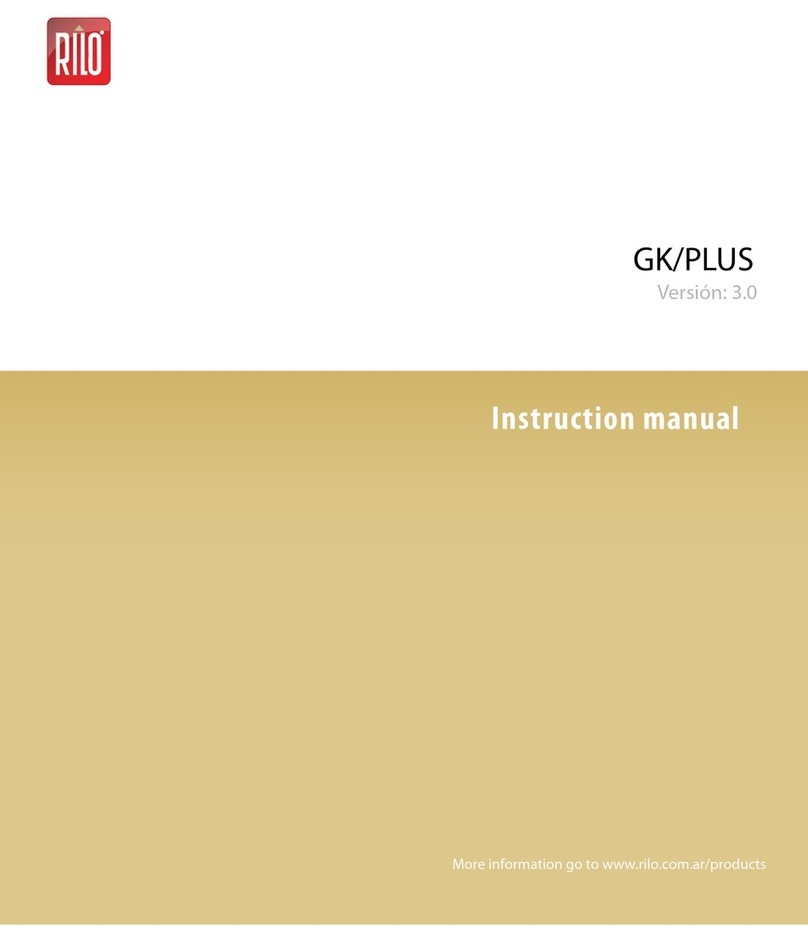 Rilo GK/PLUS instruction manual