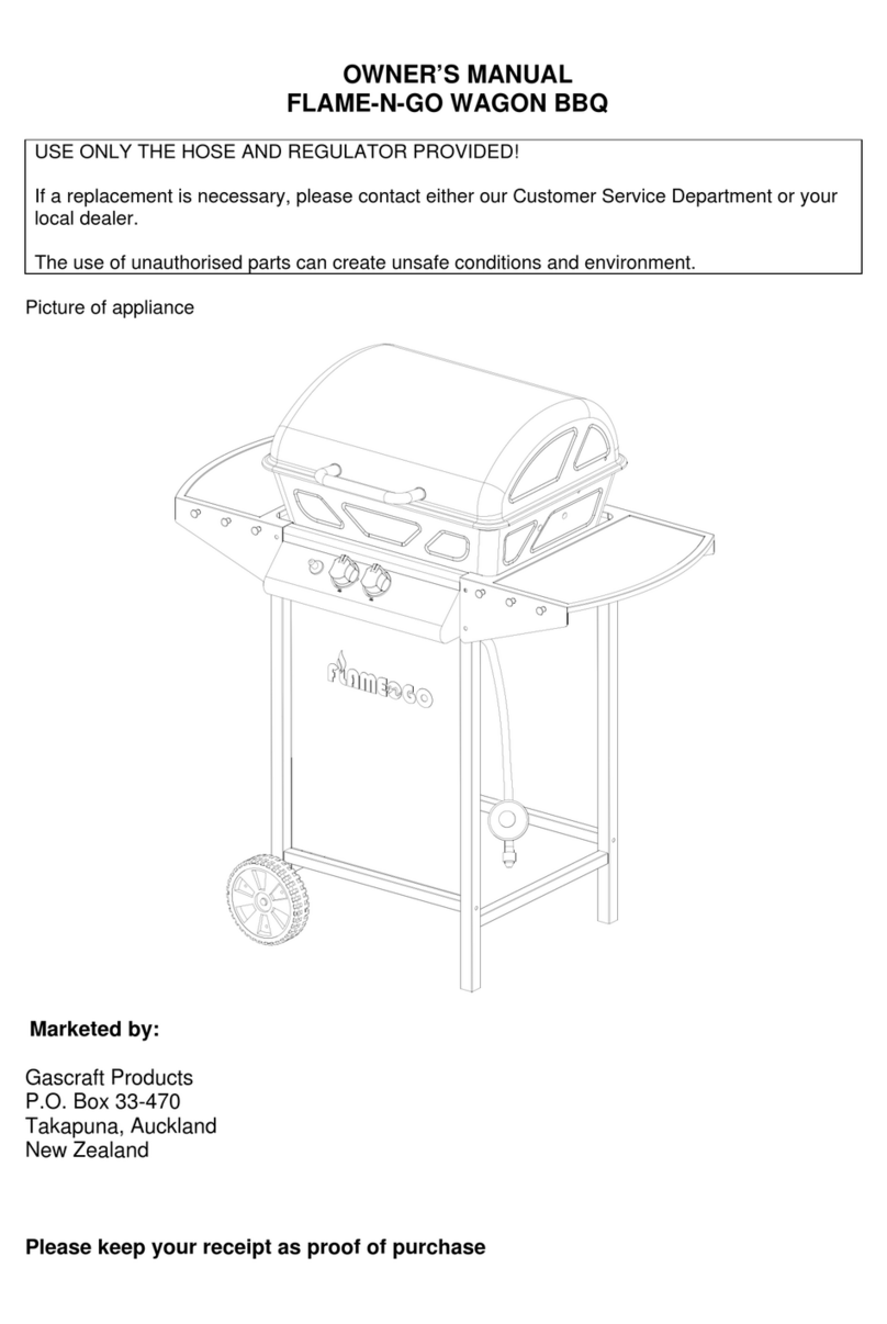 Flame-N-Go Wagon owner's manual