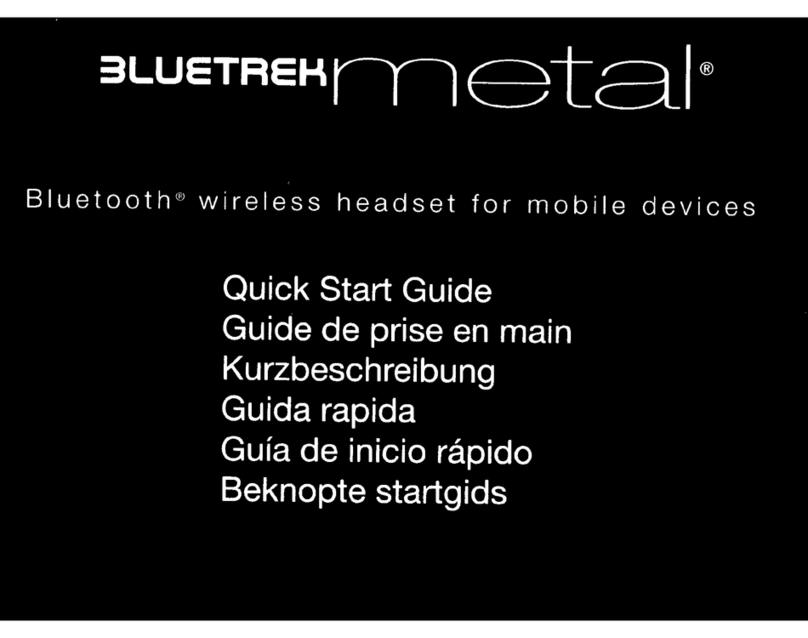 BlueTrek Metal User manual BlueTrek Metal User manual