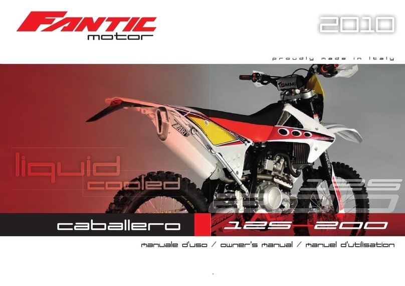 Fantic Caballero 125 series owner's manual