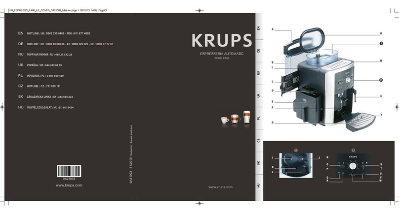 Krups EA80 series user guide