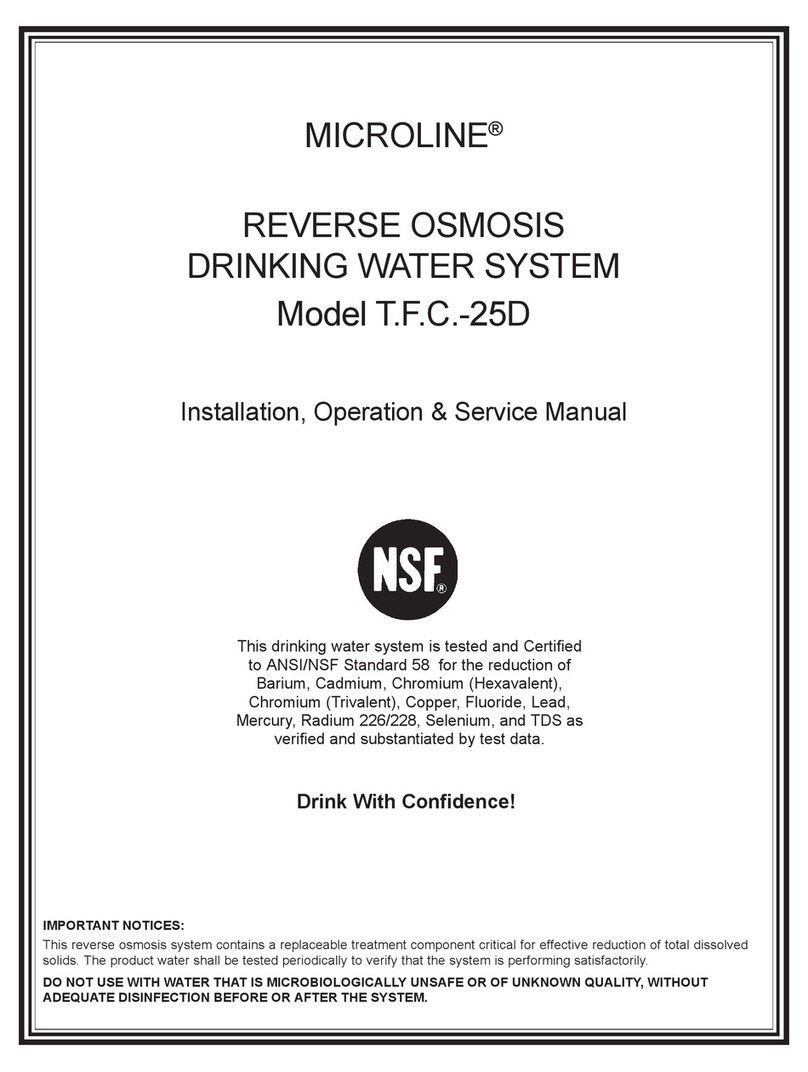 Microline T.F.C.-25D Installation, operation & service manual