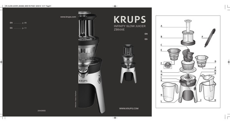 Krups ZB500E User manual