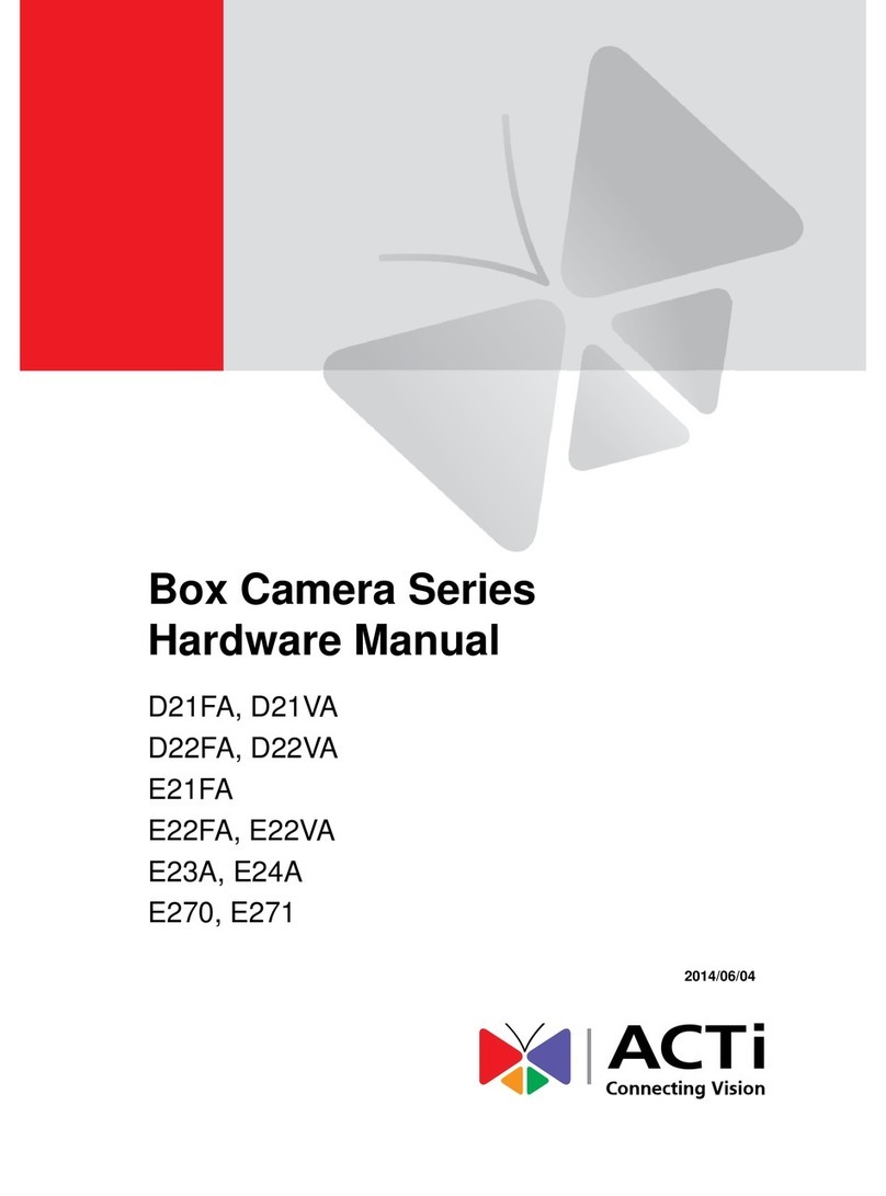 ACTi D21FA Hardware manual