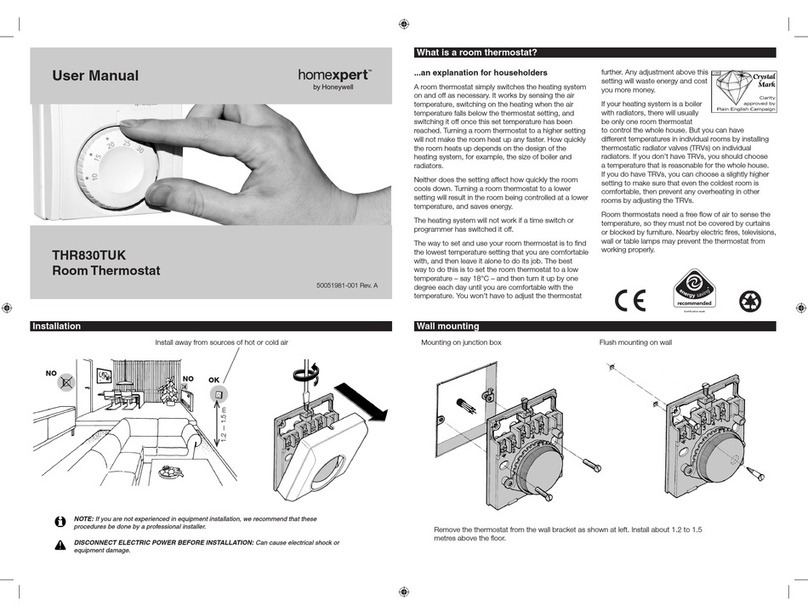 homexpert THR830TUK user manual