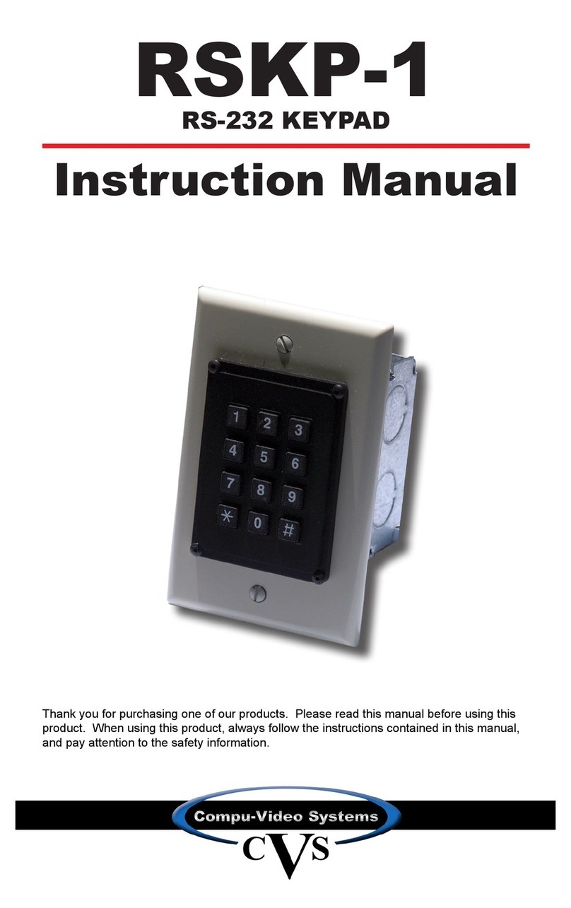CVS RSKP-1 instruction manual