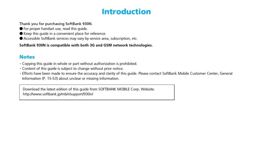 SoftBank 930N User manual