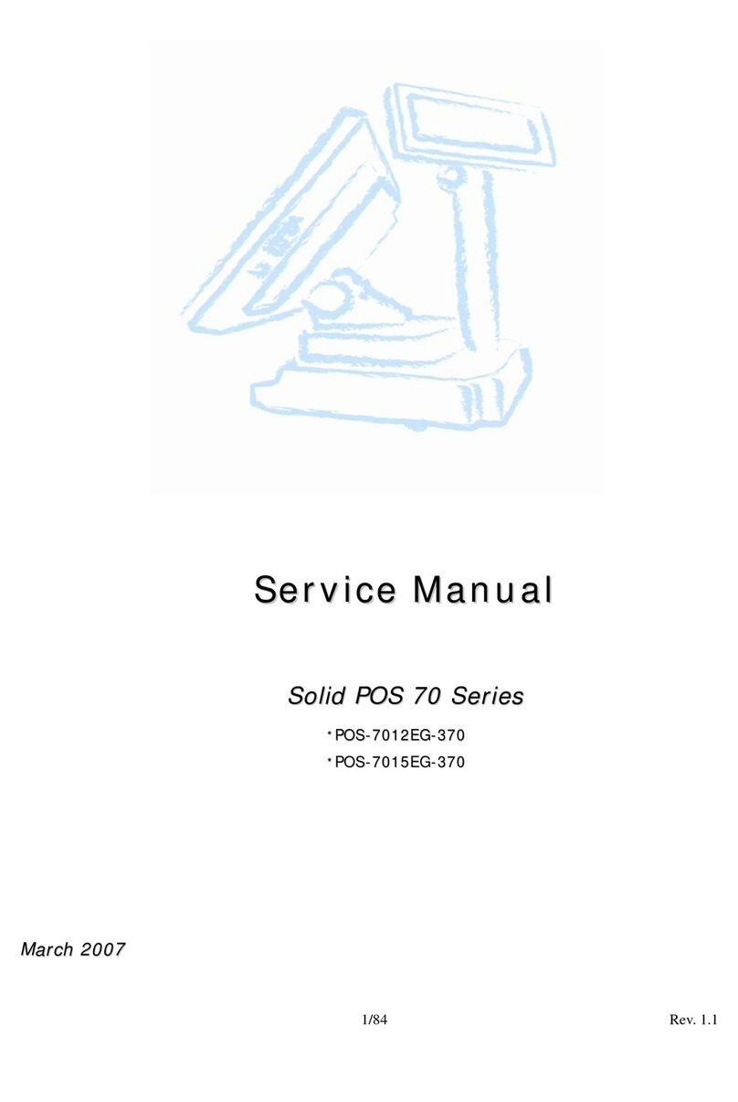 EBN Solid POS 70 Series Service manual