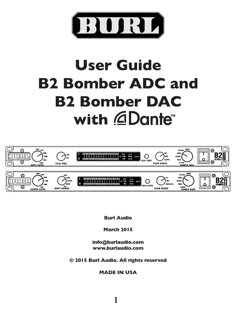 Burl Audio B2 Bomber ADC user guide
