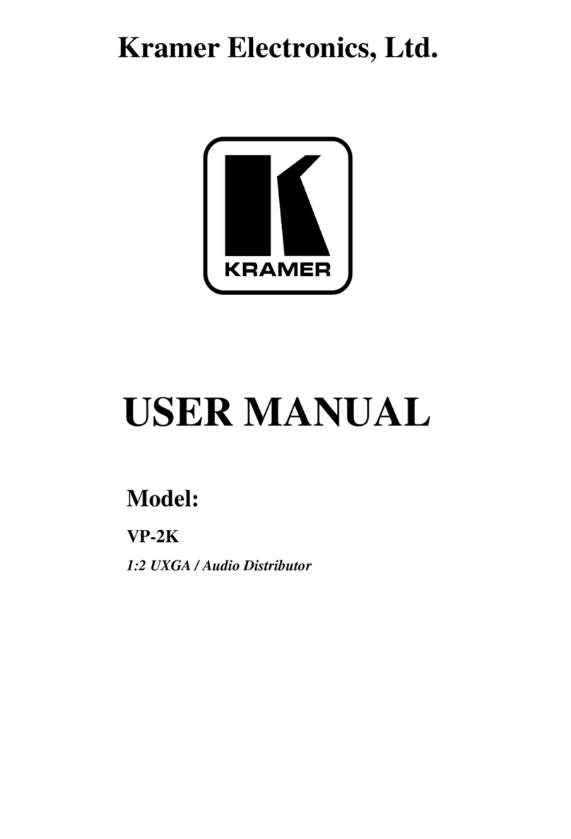 Kramer VP-2K user manual