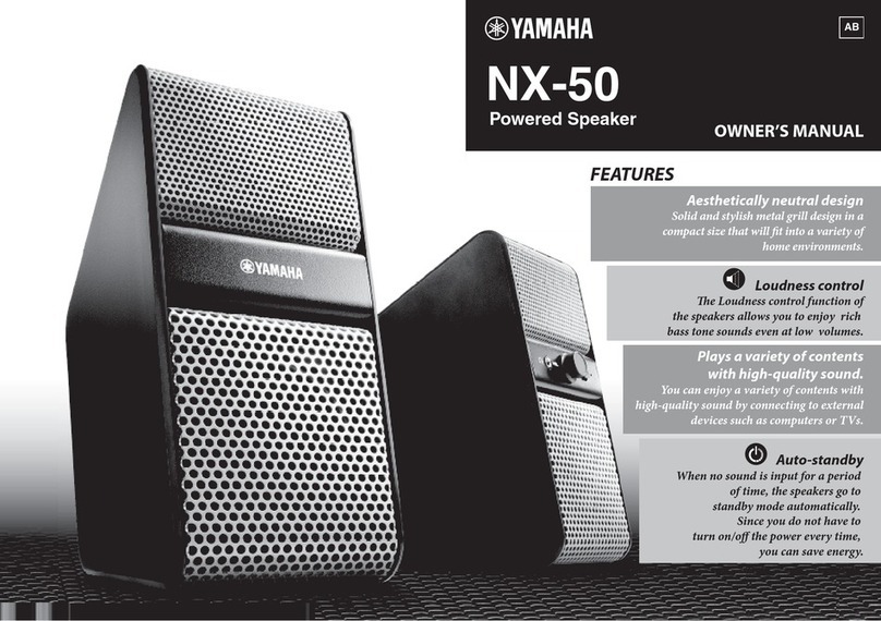 Yamaha NX-50 User manual