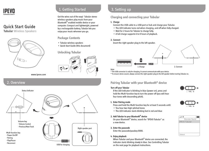 Ipevo Tubular quick start guide Ipevo Tubular quick start guide