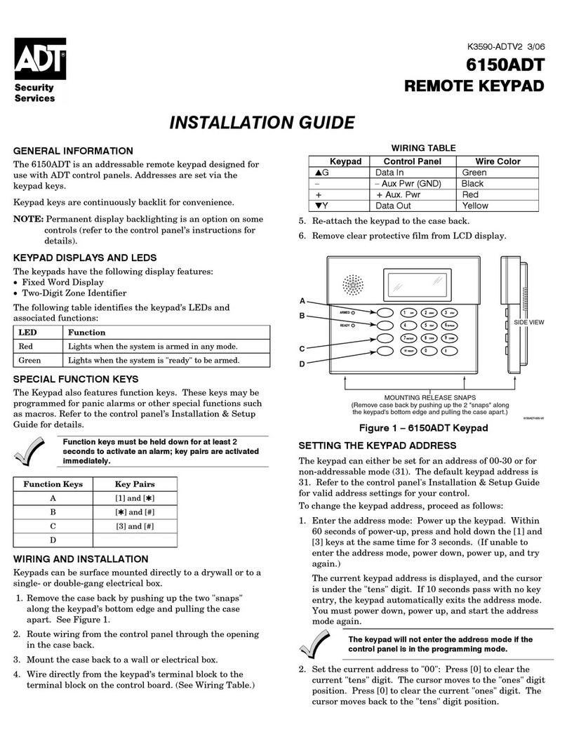 ADT 6150ADT installation guide