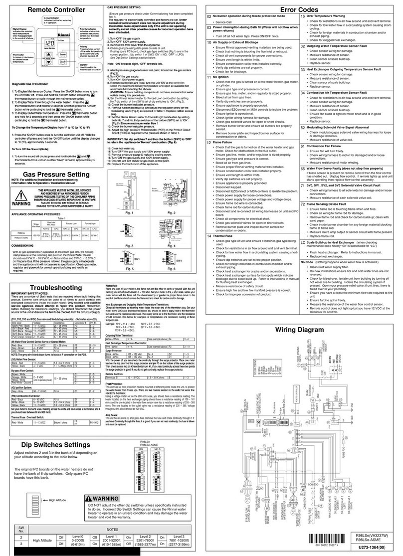 Rinnai R98LSe-ASME manual