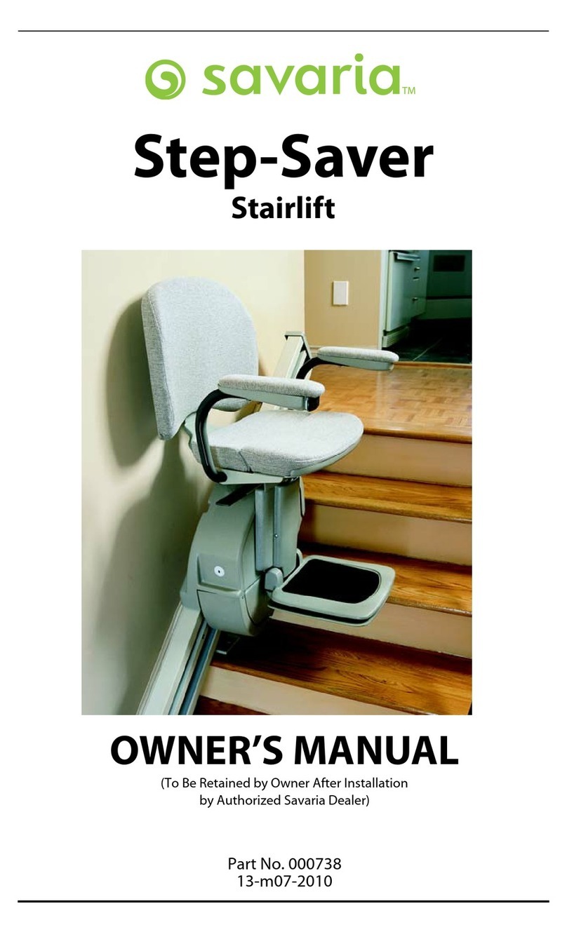 Savaria Step-Saver owner's manual