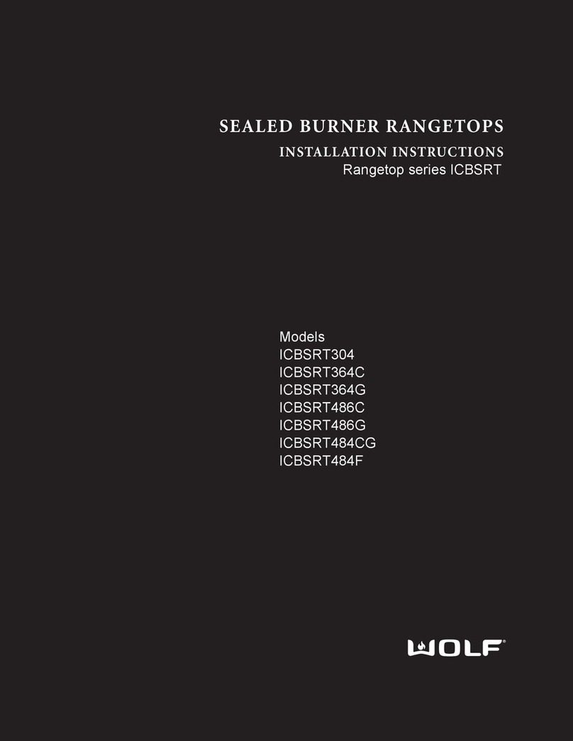 Wolf ICBSRT304 User manual