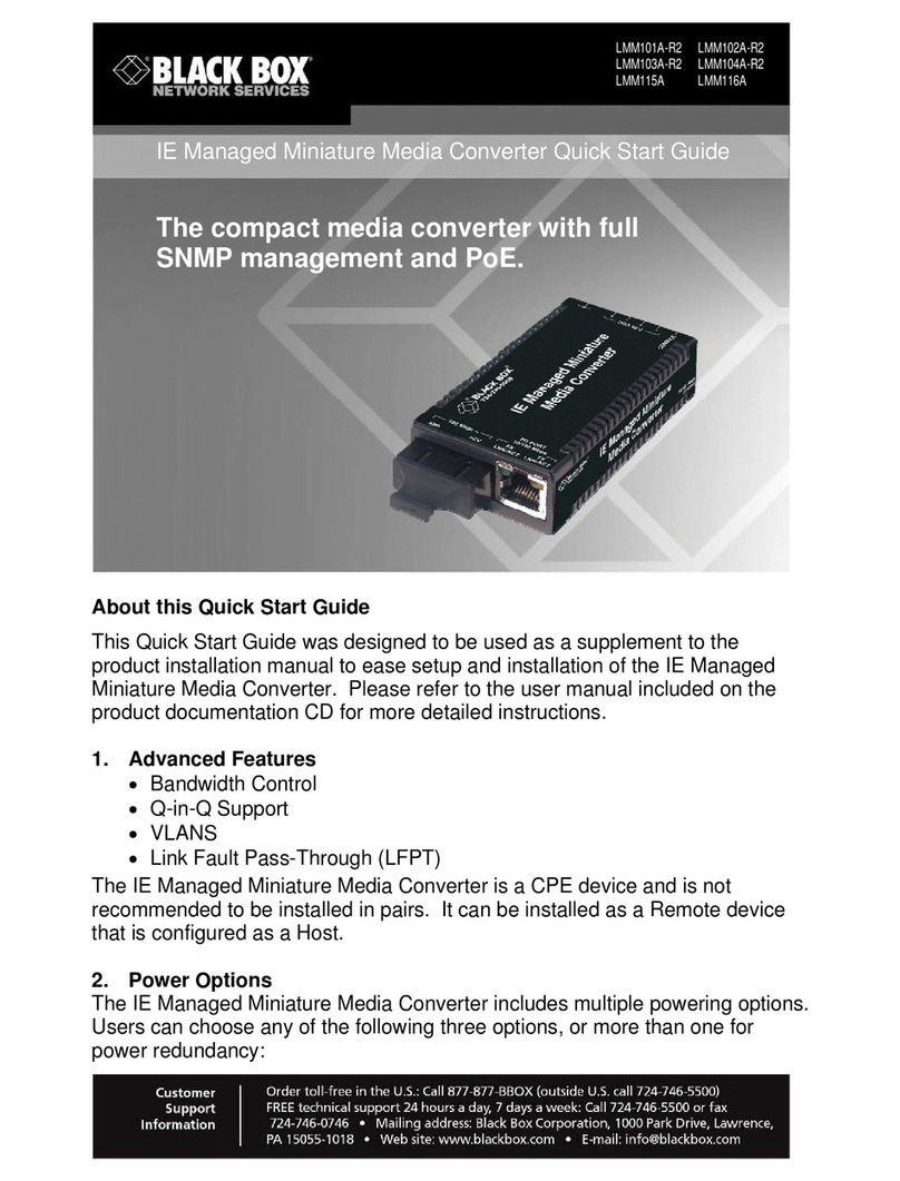 Black Box LMM101A-R2 User manual