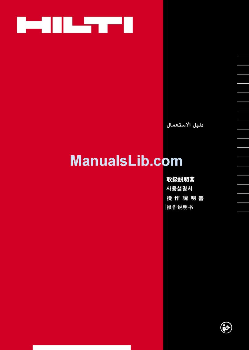 Hilti SID 2-A operating instructions
